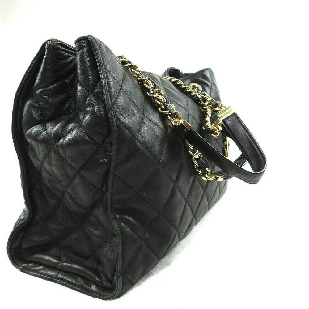 MICHAEL KORS Quilted Savannah Gold Chain Satchel - Picture 3 of 8